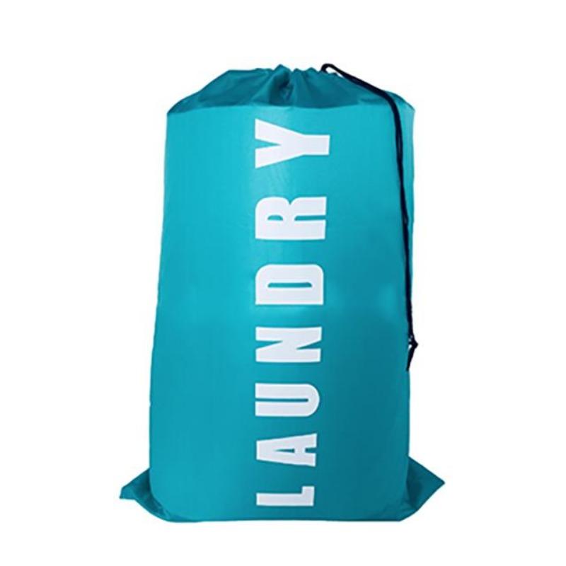Smile Shape Nylon Laundry Bag Wash Me Travel Storage Pouch Machine Washable Dirty Clothes Organizer Wash Drawstring Bag