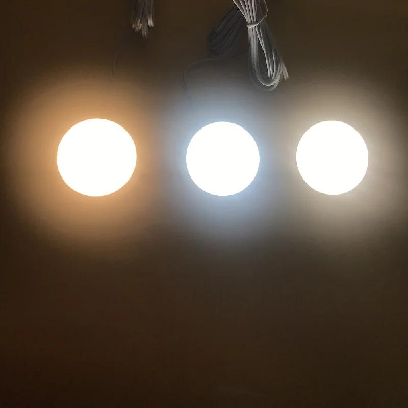 10PCS Car LED Interior Spot Light Down Ceiling Lamp 12V Camping Trailer Boat Lights for RV Trailer Caravan LED Reading Light