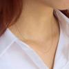 18K Gold Necklace with Screw Standard Size 40cm Chain,
