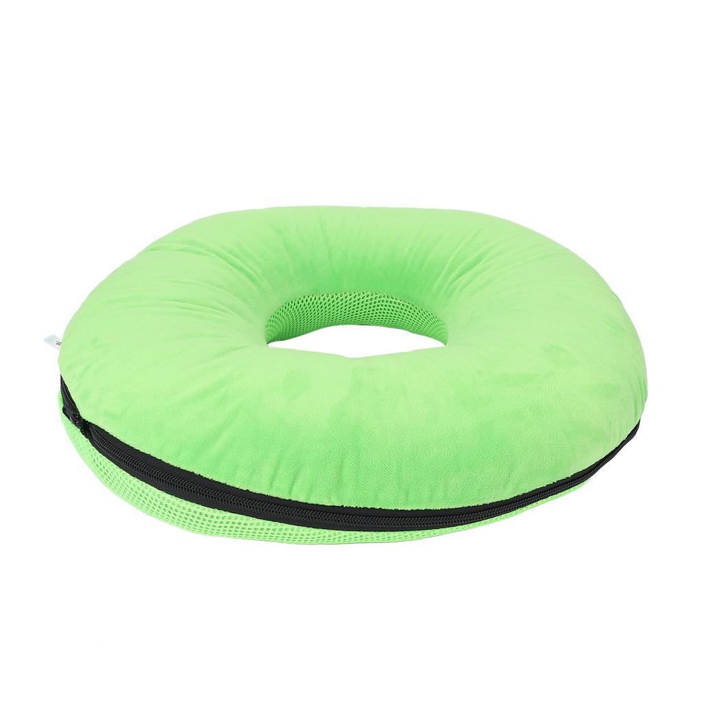 Anti Bedsore Cushion Donut Shape Tailbone Hemorrhoid Cushion for Elder Bedridden Patient Green