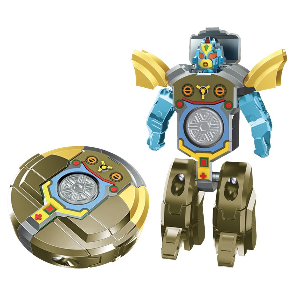 Spinner Transforming Robot Toy for Kids Simulation Function Shockproof Finger Spin Rotating Mechanical Deformation Robot Toy for