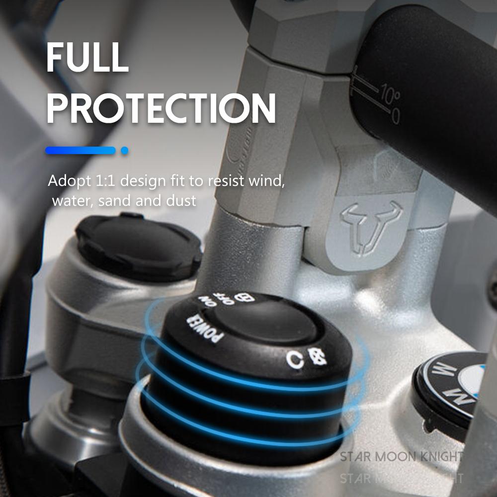 Motorcycle One-key Start Protective Cover FOR BMW R1250GS R1200GS F850GS F750GS ADVENTURE F900R R1250RT Switch Protective