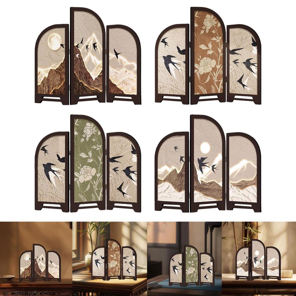 Decorative Table Screen Feng Shui Ornament for Entrance Bedroom Cabinet