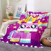 Customiz Name Personality UniKitty Blanket Soft &Warm Sofa Office Bed Travel Lunch Break Blanket, Gift Suitable All Seasons