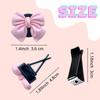 CasaPopz Pink Bow Car Coquette Cute Girly Car Decor Accessories Interior Aesthetic Car Decoration 6 Staff Women Girls