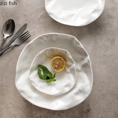 Ciotola per Insalata in Ceramica Piatti da Pranzo Piatto per Frutta Ciotole per Zuppa Ciotola per Noodles Piatto per Verdure Fredde Ciotole per Dessert Piatto per Sashimi Vassoio per Snack