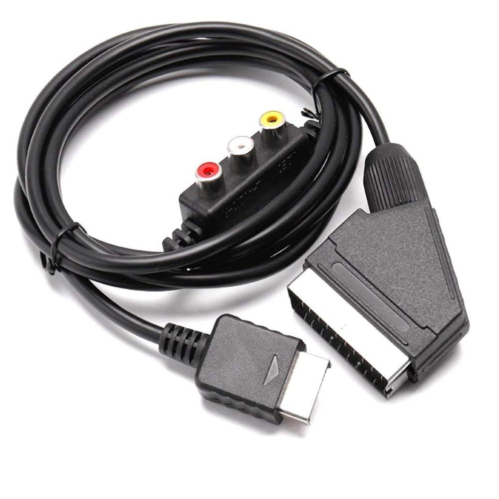 Cavo 1.8M 2 In 1 RGB SCART Uscita AV RCA Cavo Per Sega Dreamcast