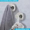 1/2pcs Suction Cup Hooks for Shower, Bathroom Hanging Towels Robe Loofah Hook, Mounting On Glass Shower Doors, Tile, Mirrors