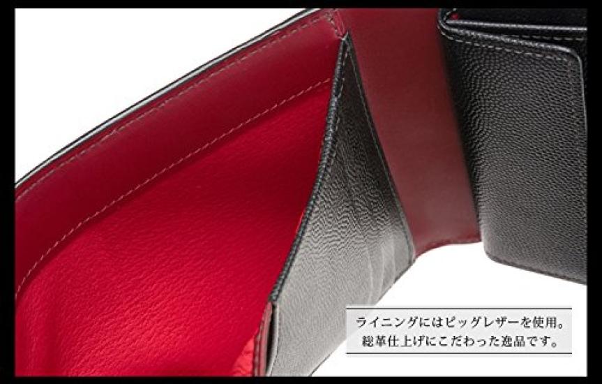 [CYPRUS] Perla Nera Tri-fold Wallet 8443 (Purple x Gray)