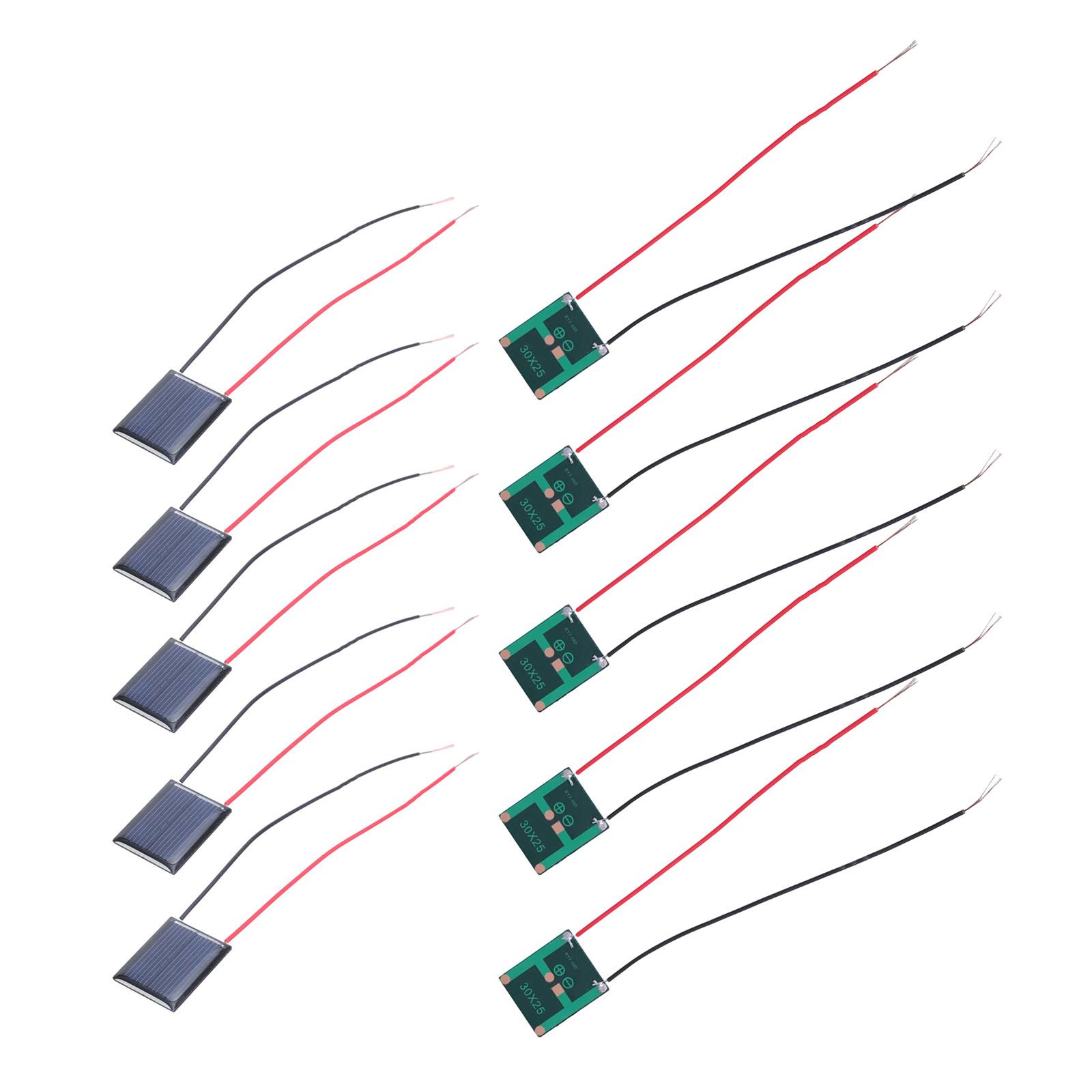 

1V 85MA Solar Panel Dripping Glues Plate With Wire Solar Systems Module for Science And Technology Products Enduring