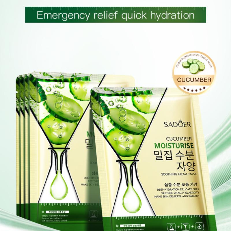 Cucumber Rejuvenation Mask SADOER Hydrating and Moisturizing Plant Fruit Mask