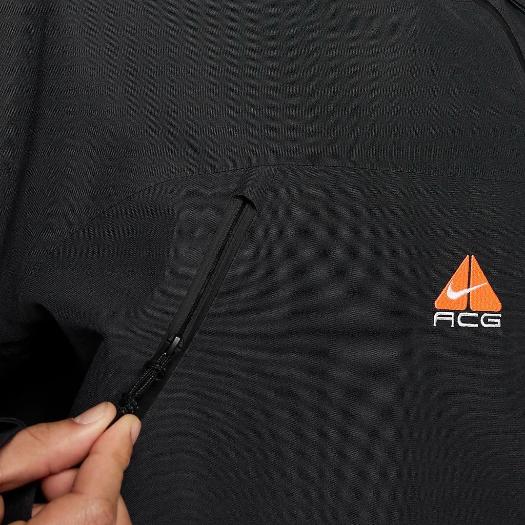 Nike ACG Storm-FIT ADV GORE-TEX Loose Casual Waterproof Comfortable Versatile 2L Ski Jacket Unisex Jacket Coal-Black Mountain-White FV8892-060