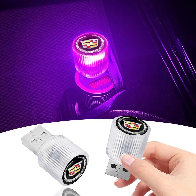 Mini-USB-LED-Autolicht Innenraum-Atmosphärenlicht für Cadillac SRX Escalade CTS BLS ATS DTS XTS SLS XLR V Deville CT5