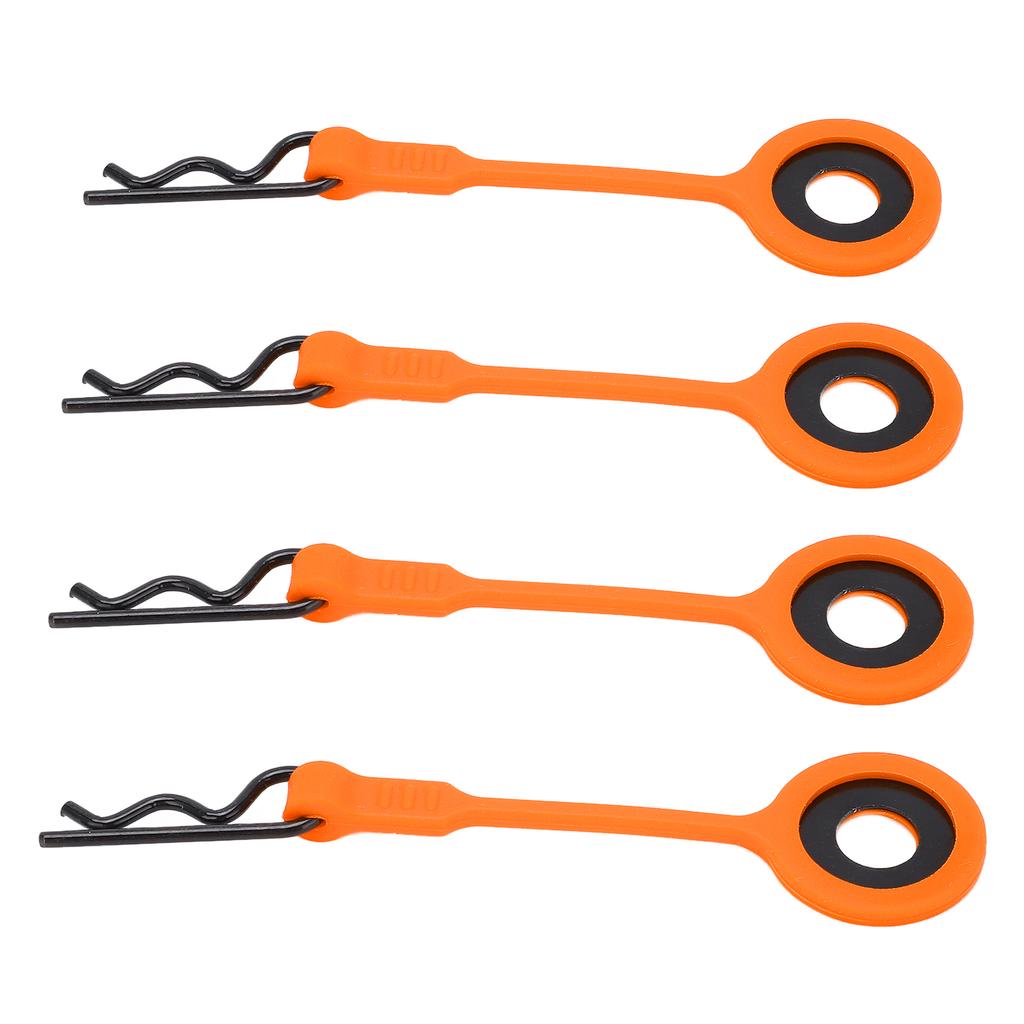 4PCS RC klipy na karoserii RC automobilu, pevné klipy, držák, silikonový kov, univerzální pro 110
