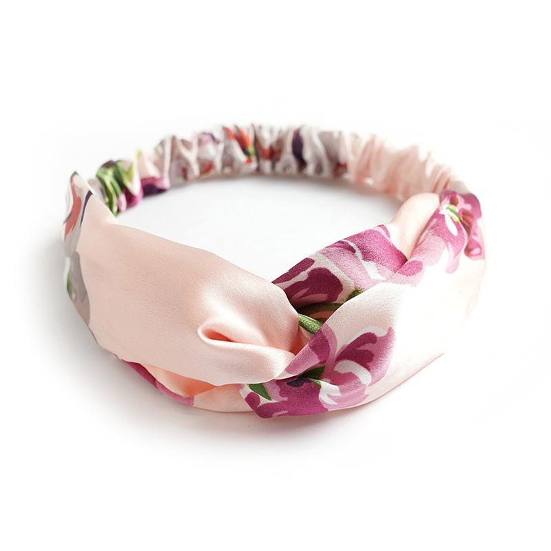 Fashion Women Girls Summer Bohemian Hair Bands Print Headbands Vintage Cross Turban Bandage Bandanas HairBands Hair Accessories