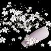 200Pcs Acrylic Crystal 3D Flower Nail Art Decoration Cute Mixed Size Manicure _A