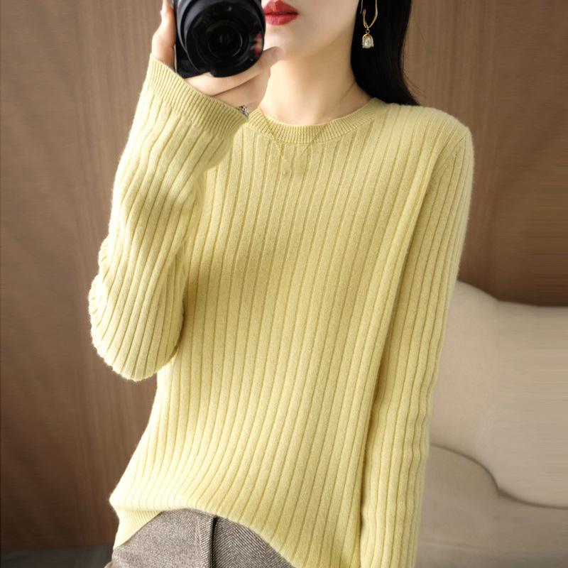 Women Sweaters Autumn Winter Long Sleeve Pullovers O Neck Warm Pullover Korean Fashion Bottoming Shirts Loose Jumper