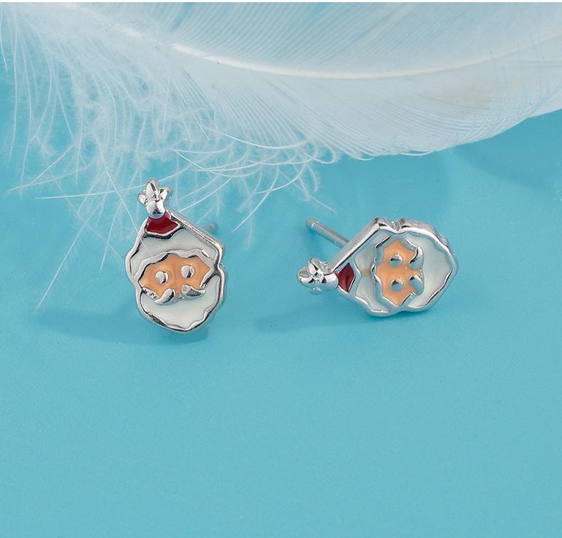 Christmas Holiday Stud Earrings: Elk, Tree, Candy Cane, Snowman