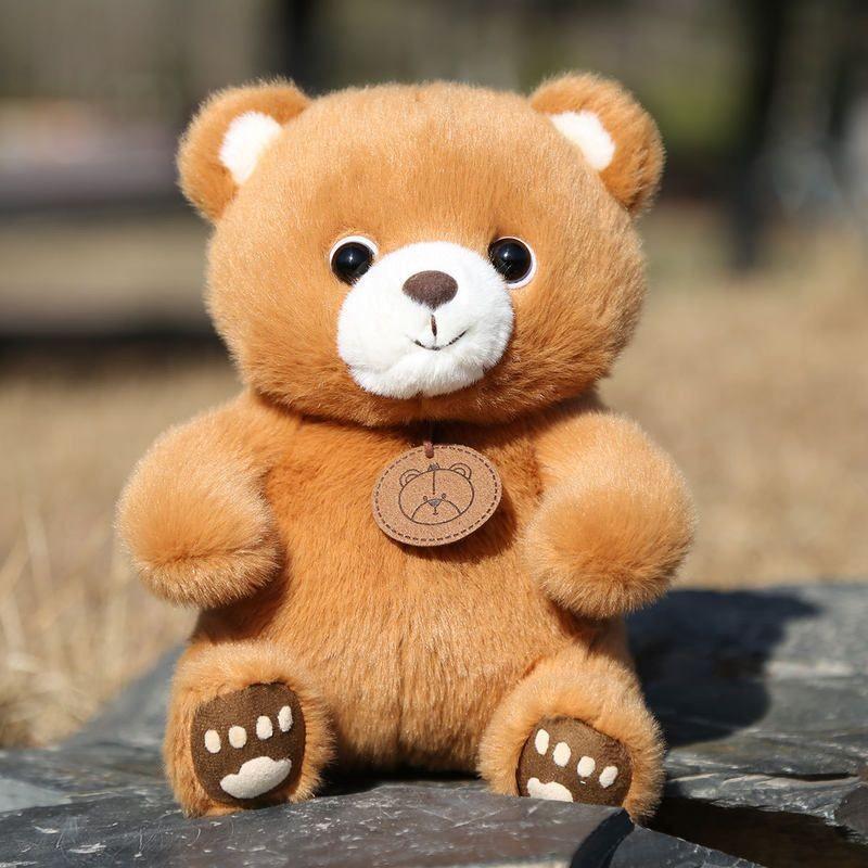 Bear Scarf Teddy Plush Toy Cartoon Stuffed Animal Dolls Kids Birthday Gifts