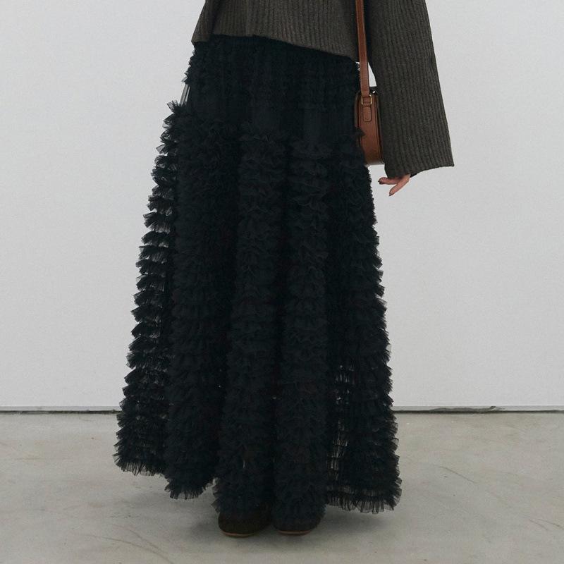 Versatile Fashionable Women's Multi-layer Puffy Skirt - Super Fairy Princess Long Skirt