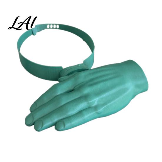 Gardening Sun Hat Palm Sized 3D Printed Lightweight Over-the-Head Visor Outdoor Open