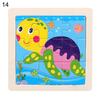 1Set Kids Jigsaw Puzzle Nice-looking Multifunctional Wood Animal Wooden Jigsaw Puzzle for Home