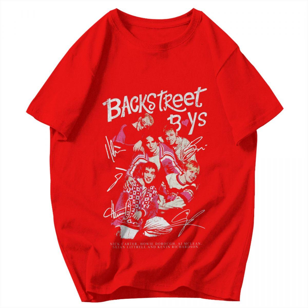 Men T Shirt Backstreet Boys Millennium Tour Retro Pops Y2K Graphic Short Sleeve Unisex Tops T Shirts S