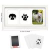 Pet Baby Growth Memorial Photo Frame Cat Dog 100 Days Full Month First Birthday Hand Footprint Keepsake Tabletop Frame