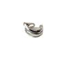 Stylish Korean 925 Silver Cross Twisted X Ring For Women Adjustable Fashion Accessory