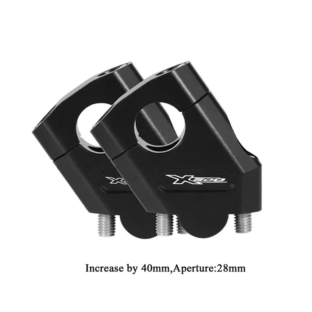 HUANGCJCJ FOR X500 x500 22mm 28mm 2023 2024 Motorcycle Handlebar Higher Handlebar Clamp Riser