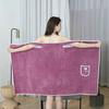 Women's Bathrobe: Absorbent Summer Bath Skirt with Suspenders for 90-130 Jin