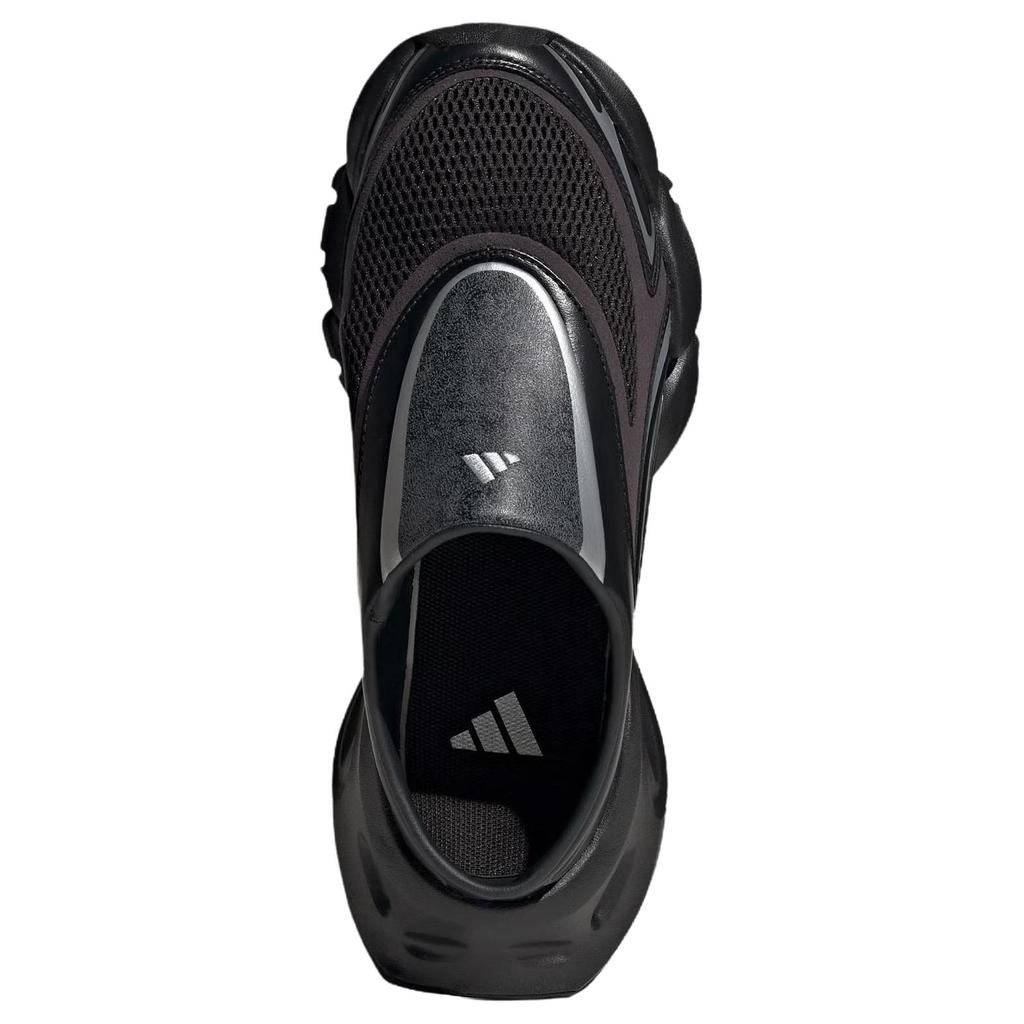 Adidas Xlg Runner Mule Comfortable Soft Casual Shoes Unisex Shoes Black Silver KJ9047