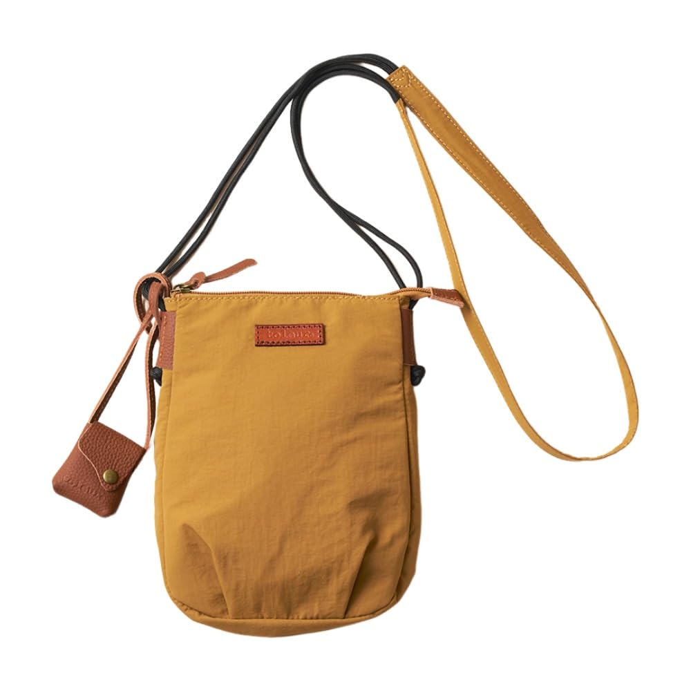 сумка-кроссбоди toleur Wrinkle Nylon C Mini, цвет верблюжий, женская, водоотталкивающий нейлон, 11991-CM