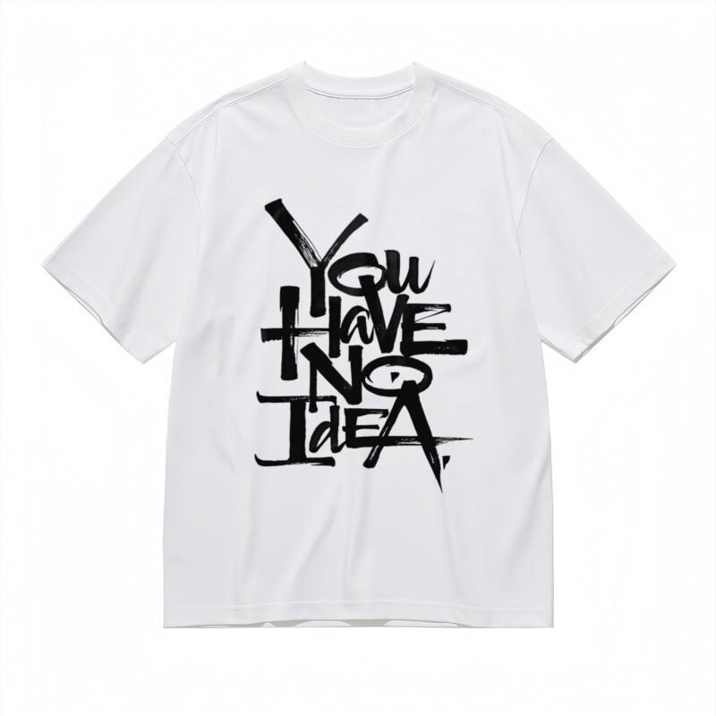 Men's All-Season Classic T-Shirt Edgy Typography Urban Streetwear Design Tee