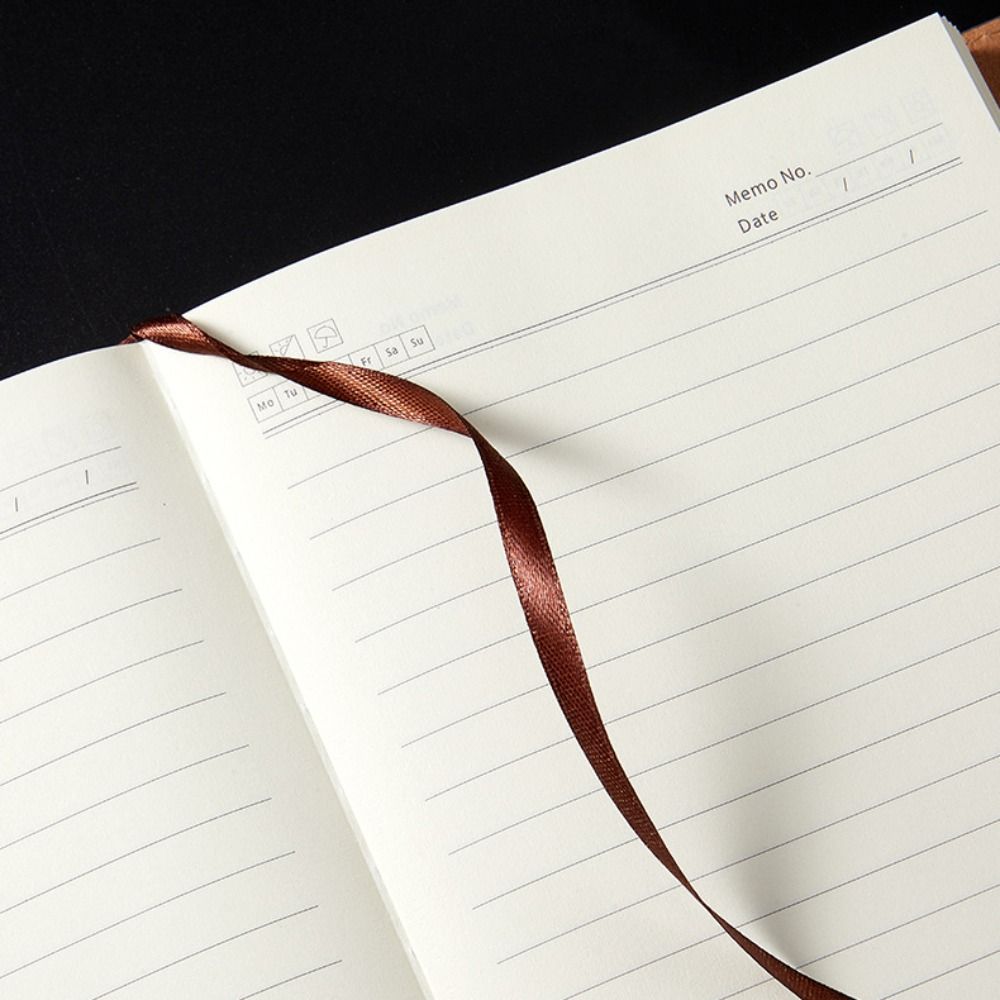 with Card Holder A5 Notebook Retro Meeting Minutes Book Fashion Loose Leaf Notebook  Students