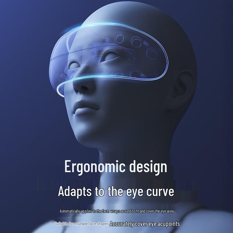 AUX Smart Eye Massager with Heat and Bluetooth CN plug (adapter included)