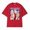 Yuli Ruiz Unisex Vintage Style Printed T Shirts Unisex Wounisex Harajuku Fashion Hot Sale T Shirt Cotton Oversized Tshirts Streetwear