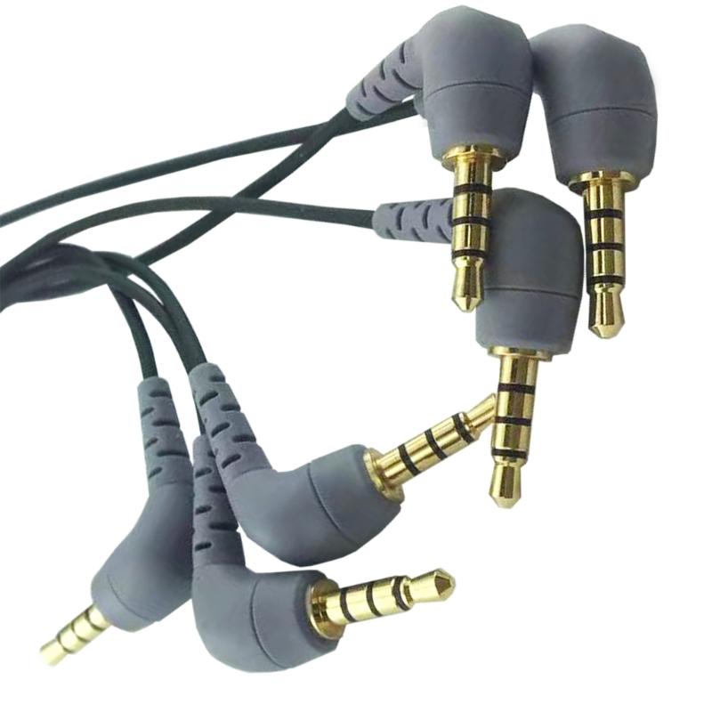 3.5mm to TRRS Microphone Cable Adaptor 3.5mm Female TRRS Microphone Adapter for SC3/SC4 Mic Camera Recording