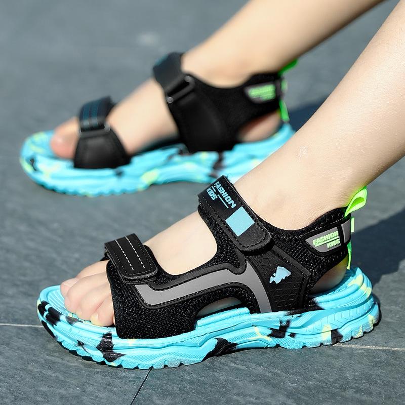 2025 Kids' Open-Toe Sporty Sandals - Summer Beach Shoes for Boys and Girls