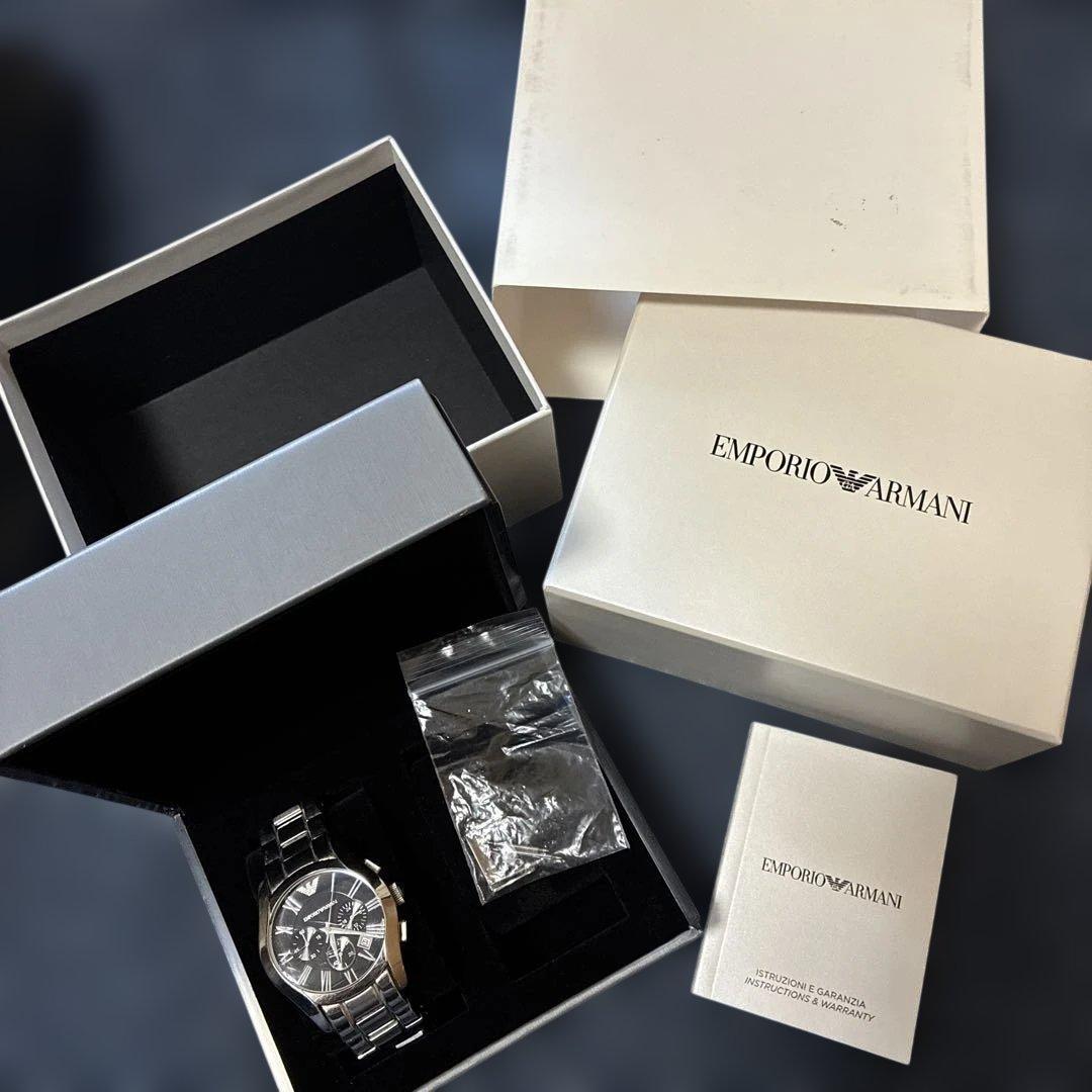 Used [EMPORIO ARMANI] Chronograph watch AR-0673