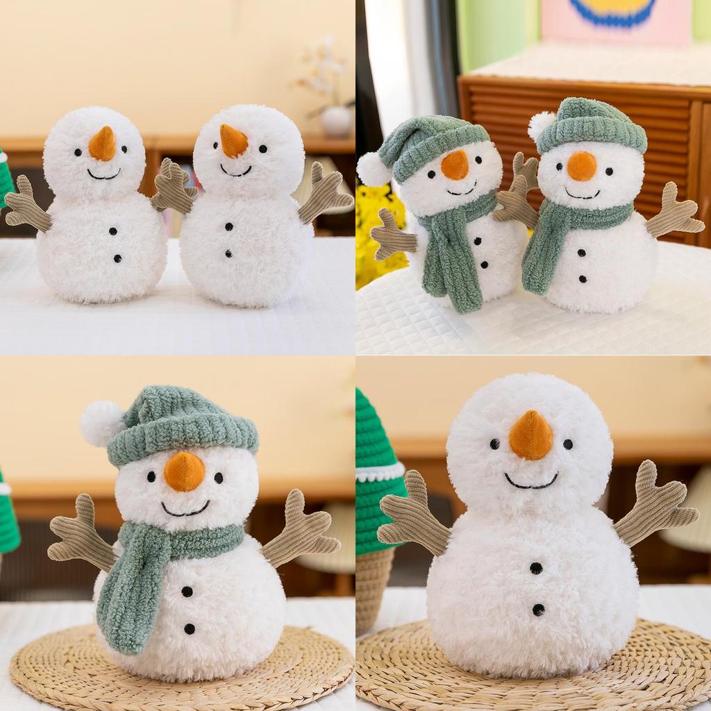 Adorable Sami Snowman Plush Toy Soft Stuffed Animal With Charming Design For Kids