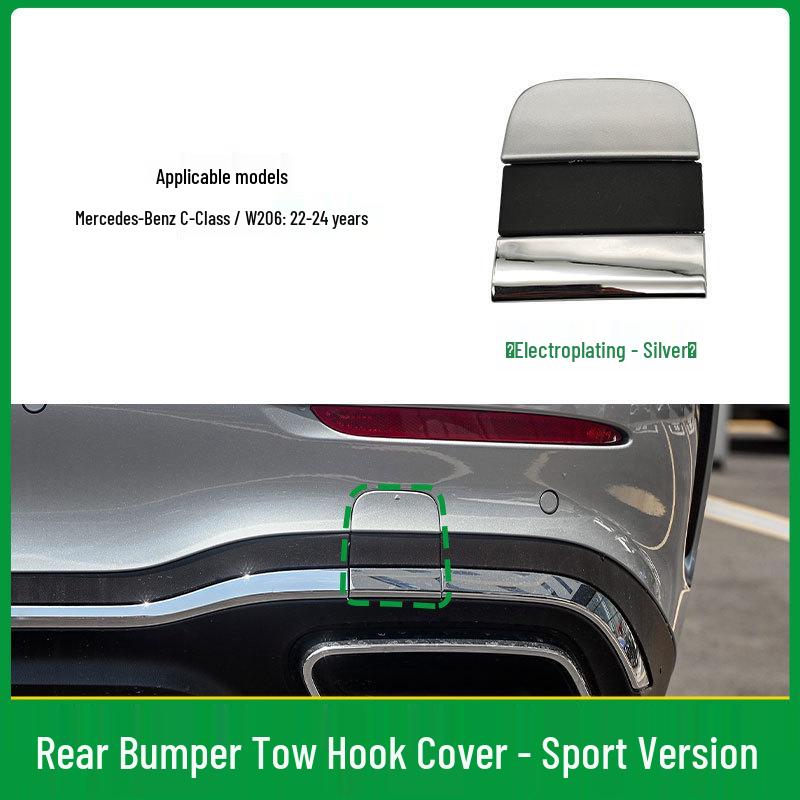 Mercedes C-Class W206 Sport Front Bumper Tow Hook Cover 2068854304
