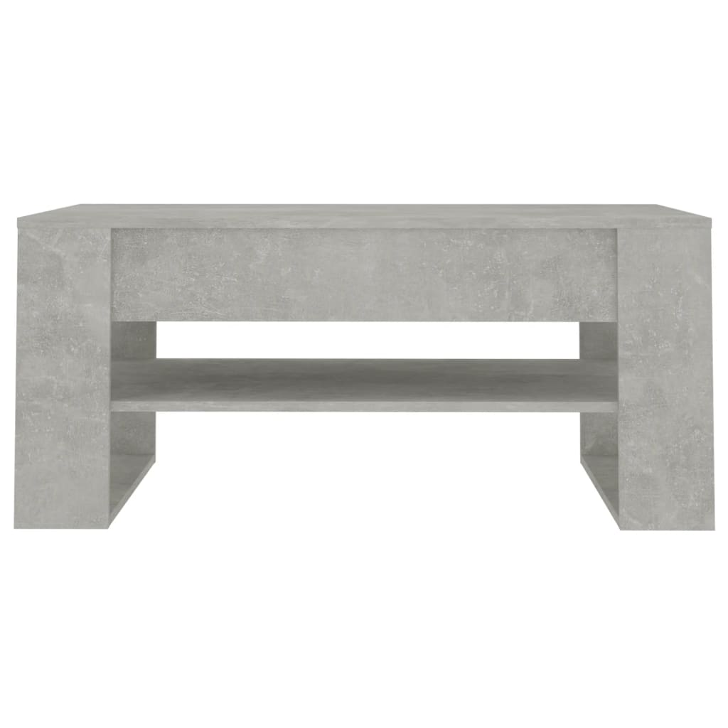 Vidaxl Stolik Kawowy, Betonowy, 102X55X45 Cm, Materiał Drewnopochodny