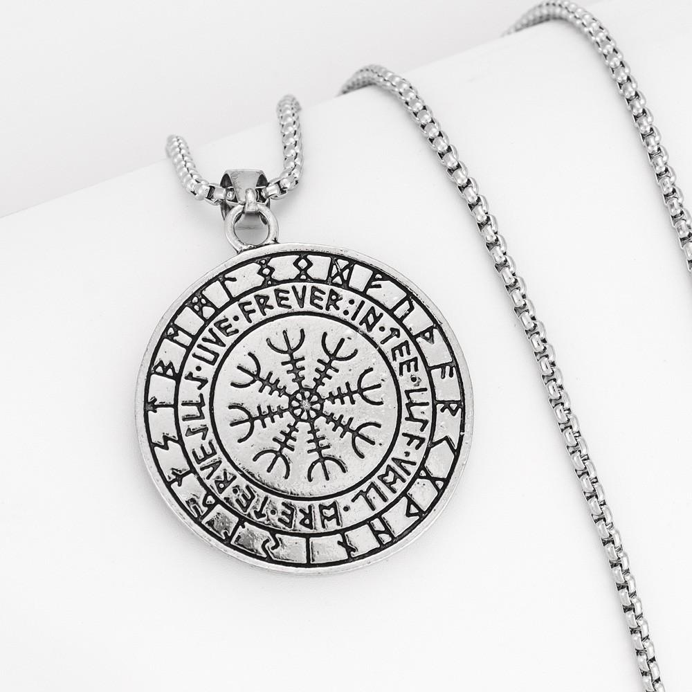 Vintage Nordic Viking Men's Pendant Necklace