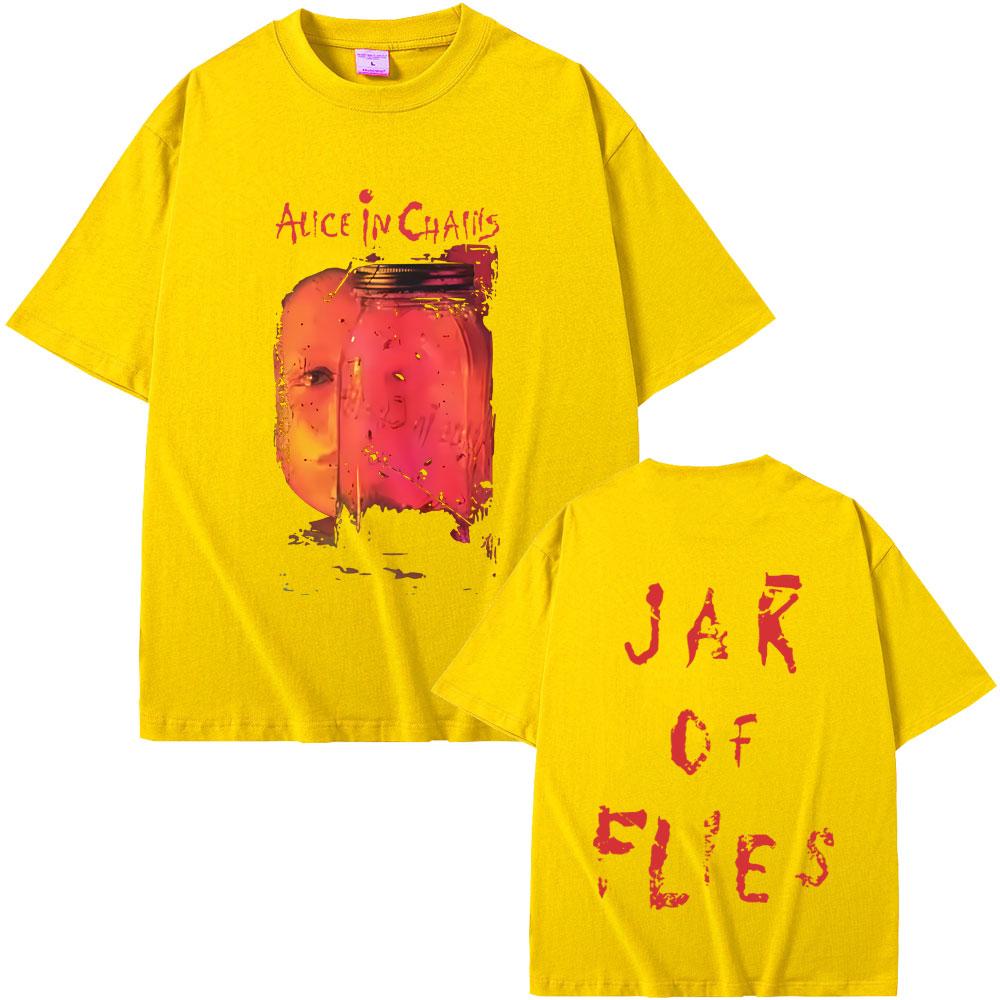 Rock Band Alice In Chains Jar of Flies Album Graphic Tshirt Men Women Gothic Punk Pop Music Streetwear Male Fashion T Shirts