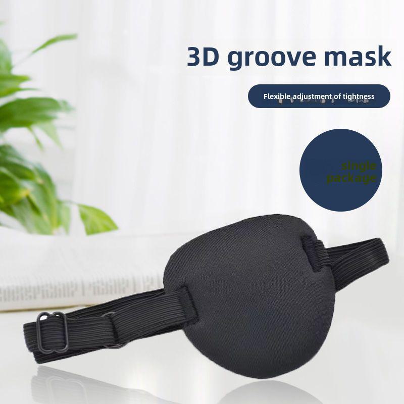 Jednooki Smok 3D Maska Do Spania dla Dorosłych i Dzieci - Korekcja Zeza i Całkowite Zaciemnienie Piracka Maska Na Oczy