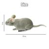 Pet Interactive Toys Battery Powered Plush Mouse,Automatic Escape Robots,Cat Toys,Electric Mouse,Toys,