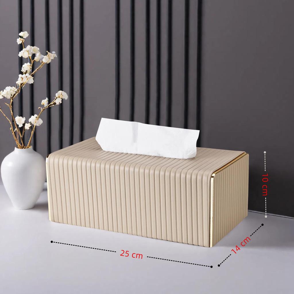 Hochwertige große Leder-Taschentuchbox für Wohnzimmer, Hotel, Büro und Besprechungsraum – Luxuriöser Stil.