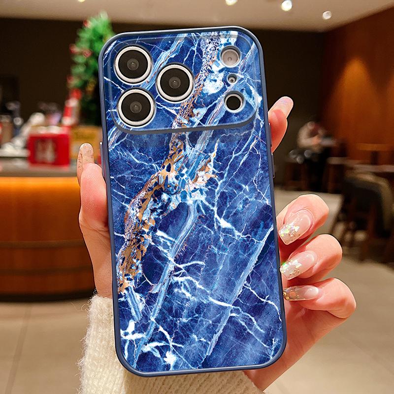 Marble Pattern Phone Case For iPhone 17 Pro Max Funda iPhone 16 15 14 13 Pro Max Magnetic For Magsafe Hybrid TPU+PC Matte Cover iPhone 14 Pro Max