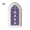 Wall Socket UK/EU Quran Player Multi-color Portable Wall Mount Speaker Mini Interactive LED Atmosphere Light Muslim Daily Pray